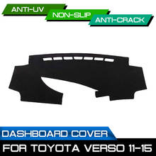 Car Dashboard Mat Anti-dirty Non-slip for Toyota Verso MPV 2011 2012 2013 2014 2015 Dash Cover Mat UV Protection Shade 2024 - buy cheap