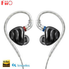 FiiO FH3 HiFi аудио в ухо стерео наушники 2BA + 1DD Knowles динамический Гибридный Драйвер IEM со съемным кабелем MMCX сплав оболочки 2024 - купить недорого