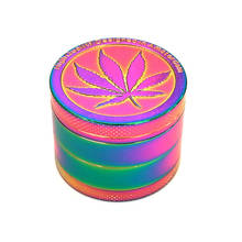 Beautiful Ice Blue Grinder Weed 50mm Big Tobacco Grinder Metal 2024 - buy cheap