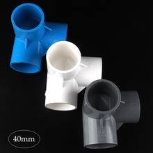 Tubo de PVC 3D de 40mm y 50mm, adaptador de conector tridimensional para manguera de jardín, accesorios de riego en T 2024 - compra barato