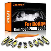 Lâmpada led interior para carros, com zoom, para dodge ram 1500, 2500, 3500, 2003, 2008 e, peças de iluminação 2024 - compre barato