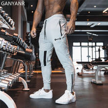 GANYANR Running Pants Men Training Jogging Gym Sport Sportswear Leggings Trousers Workout Soccer Crossfit Sweatpants Track Slim 2024 - buy cheap