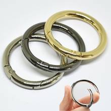 10pcs Metal Spring Gate O Ring Openable Keyring Buckle Clasp Snap Hooks Bag Strap Dog Chain Luggage Leathercraft DIY Accessories 2024 - buy cheap