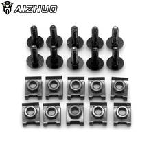 M6 Motorcycle Fairing Bolts Body Fasteners Clip Screws Nuts For Honda CB500X NC750 NC700X NSS250 Goldwing1800 Silverwing 400/600 2024 - buy cheap