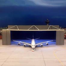 20*20CM 1:400 Scale Airplane Boeing Airbus Model Aircraft hangar House for Aircraft Plane Scene Display Toy Model 2024 - buy cheap