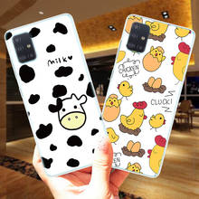 Cute Cartoon Rabbit Cat Duck Silicone Case Cover For Samsung A51 A71 A21S A01 A11 A31 A41 A10 A20 A30 A40 A50 A60 A70 A7 A8 Plus 2024 - buy cheap