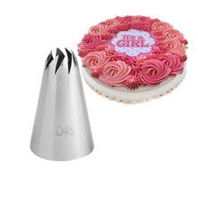 D45 Rose Flower Icing Nozzle Decorating Tip Sugarcraft Cake Decorating Tools Baking Tools Bakeware D45# 2024 - buy cheap