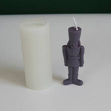 Diy rei vela molde de silicone simplificado tipo humano vela molde aromaterapia vela silicone molde feito à mão ingredientes da vela 2024 - compre barato