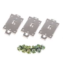 2021 New 3 Pcs Single Phase SSR 35mm DIN Rail Fixed Solid State Relay Clip Clamp w./ 6 Mounting Screws 2024 - buy cheap