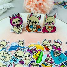 40 PCS Sprouting yellow pug Paper  Sealing Stickers Crafts And Scrapbooking book Decorative sticker DIY Stationery 2024 - buy cheap