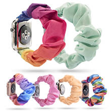 Эластичный ремешок для часов Apple Watch Band 38 мм 40 мм 42 мм 44 мм, браслет для Iwatch Series 6 5 4 3, женский браслет для девочек 2024 - купить недорого
