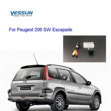 Yessun-Cámara de matrícula para coche, videocámara trasera de visión nocturna, trayectoria dinámica, para Peugeot 206 SW, Escapade, peugeot 206 CCD 2024 - compra barato