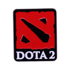 DOTA 2 game logo brooch game lovers accessories show your love for Dota 2 2024 - buy cheap