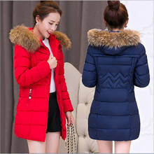 Winter Fashion Women Parkas Mujer Winter Parka Women Padded Cotton Fur Jacket Femme Plus Size 4XL Coat Parkas for Women 2024 - buy cheap