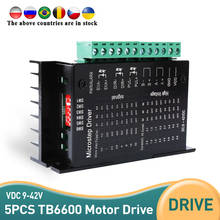5pcs Nema17 motor driver TB6600  upgrade S109AFTG stepper driver step 42/57 32 segments upgraded 4.0A 42VDC 2024 - buy cheap