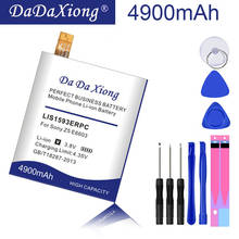 Dadaxiong original 4900mah lis1593erpc para sony xperia z5 e6603 e6653 e6633 e6683 e6883 bateria do telefone celular 2024 - compre barato