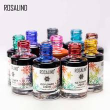 ROSALIND Gel nail polish Air Dry nail polish Ice Flower Lacquer For nail art decoration Need White base coat Gel Varnishes 2024 - buy cheap