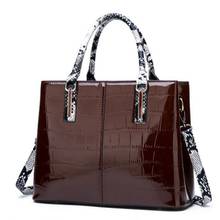 2020 роскошные сумки из крокодиловой кожи, женские сумки, дизайнерская женская сумка через плечо, Женская Высококачественная сумка-тоут, женская сумка 2024 - купить недорого