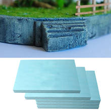 5 pacotes de folha de espuma azul de alta densidade, didisplay de placa de base do hobby, acessórios de artesanato 2024 - compre barato