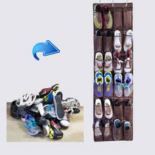 24 кармана большой складной шкаф Висячие Сумки Кавас Органайзер шкаф для обуви сумка для хранения багажник шкаф дальномер для обуви игрушки 2024 - купить недорого