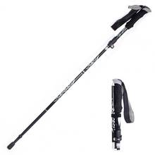 Trekking Pole Outdoor Auminum Alloy Telescopic Stick Ultralight Climbing Pole Anti Shock Hiking Folding Walking Stick 2024 - buy cheap