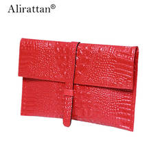 Envelope Clutch Genuine Leather Leather Alligator Texture Wallet Women Shoulder Bag Messenger Bag 2020 Dropshipping F108 2024 - buy cheap