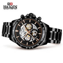 HAIQIN Automatic Mens Watches Top Brand Luxury Mechanical Men Watch Stainless Steel Wristwatch Men Waterproof Relogio Masculino 2024 - buy cheap