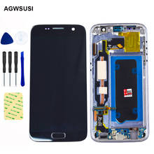 5.1'' SUPER AMOLED for SAMSUNG Galaxy S7 Flat Display G930 G930F Touch Screen Digitizer LCD with Frame Replacement FreeShipping 2024 - buy cheap