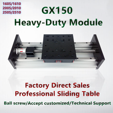 GX150 100-1000mm Effective Stroke 16mm ball screw linear guide slide module heavy-duty and large-load CNC welding without motor 2024 - buy cheap