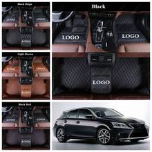 Custom Made Car Floor Mats for Lexus LC SC CT Waterproof Leather Car Foot Mat Non-slip Auto Pads Automobile Carpet Cover 2024 - buy cheap