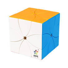Yuxin cubo mágico magnético com pétalas de oito pétalas, 3x3, cubo mágico profissional, brinquedo para crianças, presentes 2024 - compre barato
