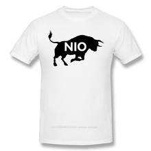 Nio Bull Print Cotton T-Shirt WBS WallStreetBets For Men Fashion Streetwear 2024 - buy cheap