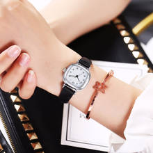 Women Leather Arabic Numbers Analog Square Watch Ladies Minimalist Stylish Quartz Female Clock  Dropshipping 2024 - buy cheap