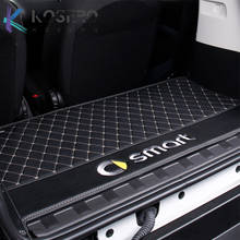 2015-2019 Car Trunk Mat For Mercedes Smart 453 fortwo Interior Leather Protection Pad Decoration Car Logo Styling Accessories 2024 - buy cheap