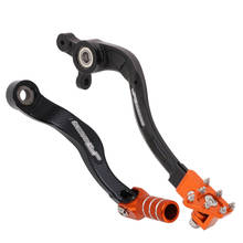 Alavanca do deslocamento de engrenagem pé alavancas de freio pedal para ktm sx xc exc exc exf xcw xcf 125 150 200 250 350 450 500 530 bicicleta da sujeira motocicleta 2024 - compre barato