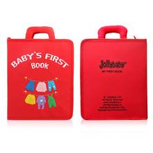 Для Jollybaby Montessori книга из ткани для раннего развития для малышей устойчивая к разрыву первая книга для ребенка 2024 - купить недорого