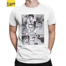 Eren Yeager Attack On Titan T-Shirt for Men AOT T Shirt Shingeki No Kyojin Anime 100% Cotton Tee Shirt Plus Size Clothes 2024 - buy cheap