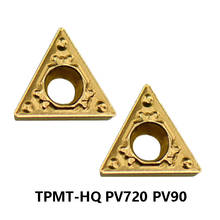 Original Turning Tools TPMT090204 TPMT110304 TPMT110308 HQ PV90 PV720 TPMT 090204 110304 110308 Carbide Inserts Lathe Cutter 2024 - buy cheap