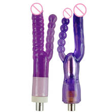 Fredorch-Accesorios de máquina sexual para mujer, consolador doble realista, juguetes anales, C36 C10, uso para máquina A2 F2 H3 3XLR 2024 - compra barato