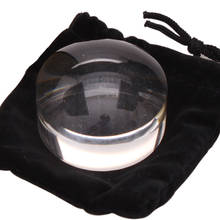 Купольная выпуклая линза 3X, 115 мм, 1 шт., прозрачное стекло, увеличительное стекло, настольная лупа, прозрачная лупа для чтения 2024 - купить недорого