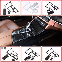 RHD LHD For BMW 5 Series F10 2011-2017 ABS Center Console Shift Panel Cover Trim Decorative Stickers Car Interior Accessories 2024 - buy cheap