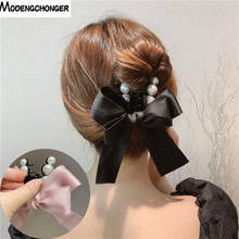 Cute Bow Hair Claws For Woman Girls Red Bow-knot Barrette Pearl Hair Clips Female Hair Crab Hairpin Headwear Hair Accessories 2024 - buy cheap