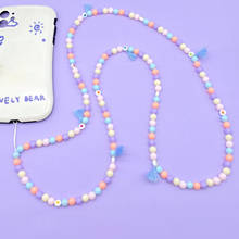 2021 Tassel Crystal Neck Necklace Strap Lanyard  Mobile Cell Phone Chain Straps Keychain Phone Hang Rope 2024 - buy cheap