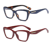 Модные брендовые женские очки для чтения мужские очки по рецепту пресбиопические оправы для очков Весенняя петля для зрения Лупа NX 2024 - купить недорого