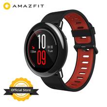 Amazfit original ritmo smartwatch amazfit relógio inteligente bluetooth notificação informações gps empurrar monitor de freqüência cardíaca para android 2024 - compre barato