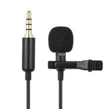Andoer EY-510A Mini Microphone Portable Clip-on Lapel Lavalier Condenser Mic Wired Microphone for iPhone iPad Android Smartphone 2024 - buy cheap