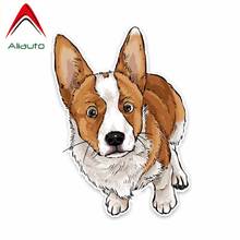 Aliauto Funny Animal Dog Graphical PVC Motorcycle Decal Reflective Sunscreen Waterproof Car Sticker Accessories,15cm*11cm 2024 - buy cheap