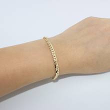 Pulsera de cadena italiana chapada en oro 2024 - compra barato