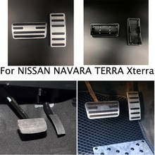 Pedal de freio para carro, acessório para nissan navara terra xterra frontier, paladin pathfinder 2024 - compre barato