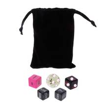 5 Pcs/Set Sex Dice Fun Adult Erotic Love Sexy Posture Couple Lovers Humor Party Game Toy with a Storage Bag 2024 - buy cheap